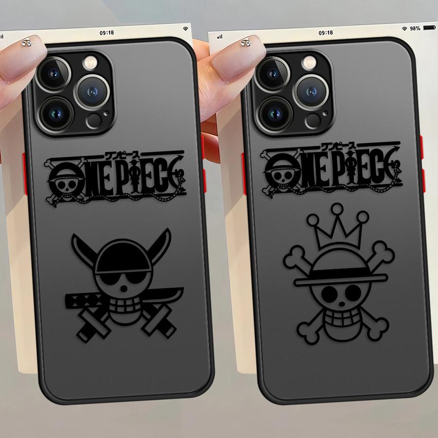 Чехол с логотипом аниме One Piece для iPhone 17 Pro Max Air 12 7 8 SE 11 XS XR 13 Mini 15 16 Plus 14 Funda Задняя крышка телефона