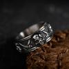 Skeleton Ring for Men, Retro Rock Personalized Fashion Open Adjustable Ring