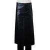 Fuji Vinyl Industry Waterproof Vinyl Apron, Long, Below the Waist, Professional Use, Navy Blue, Regular Size (L), 90cm Wide X 90cm Long, 025K-L