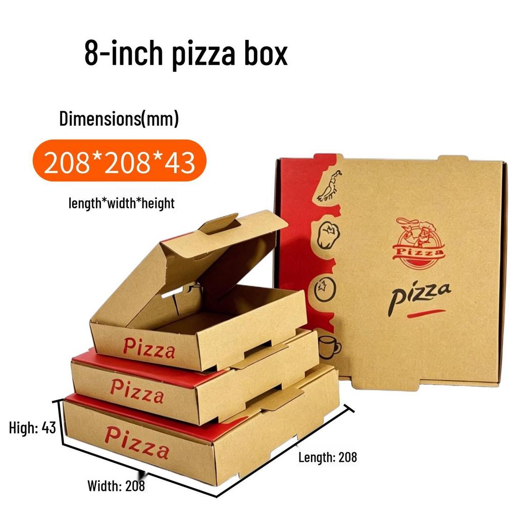 Custom Picnic Camping Logo Pizza Box