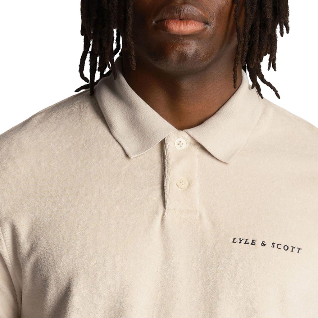 Lyle & Scott Mens Towelling Polo Shirt