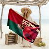 Ronaldo's Legacy Soccer Beach Towel Super Soft Microfiber Quickdry Fabric Comfortable Lightweight Perfect for Traveling Yoga Camping and Swimming