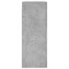 Wall Cabinets 2 pcs Concrete Grey Wood Based Material