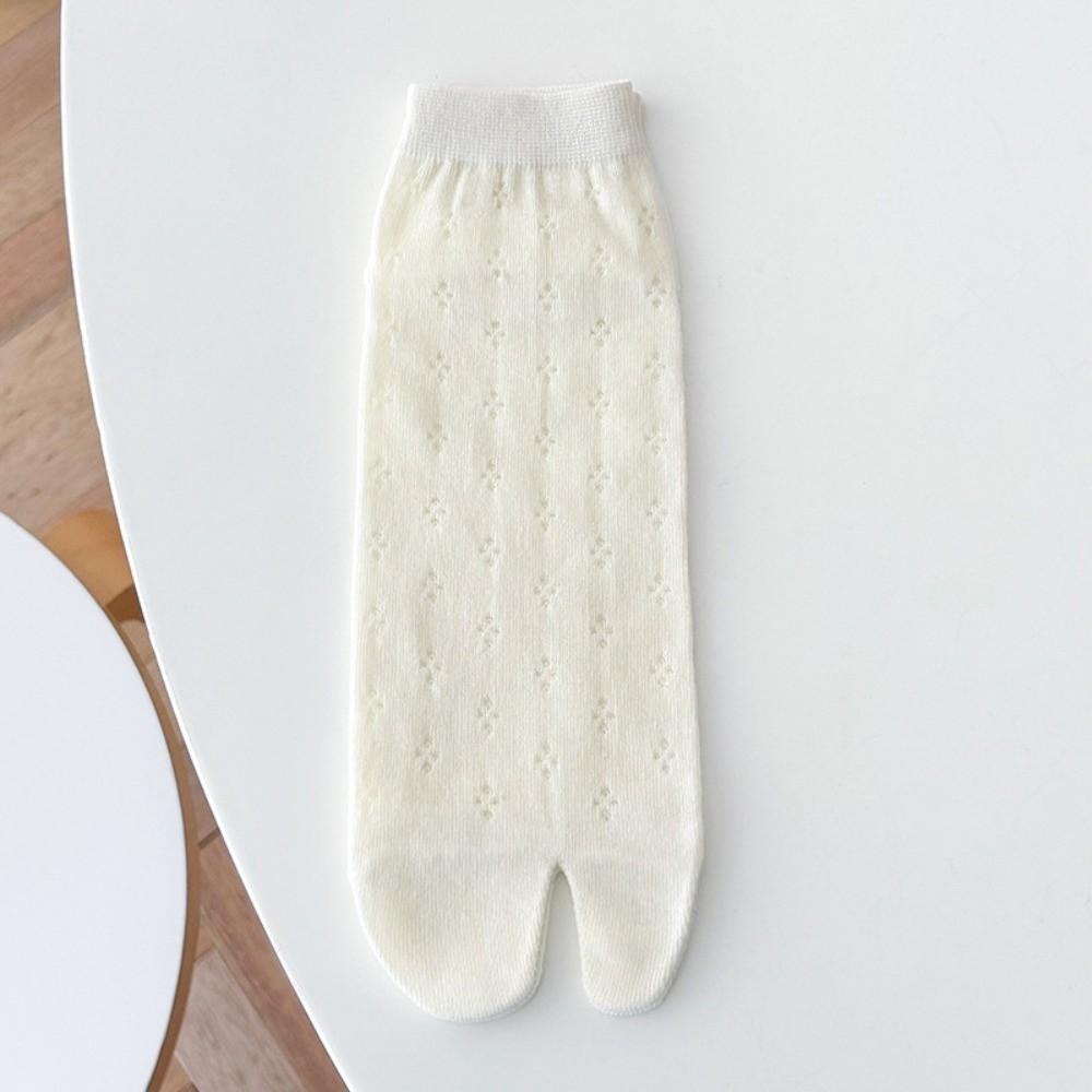 1Pair Thin Material Tabi Socks Cotton Hollow Out Socks New Toe Socks  Summer Season