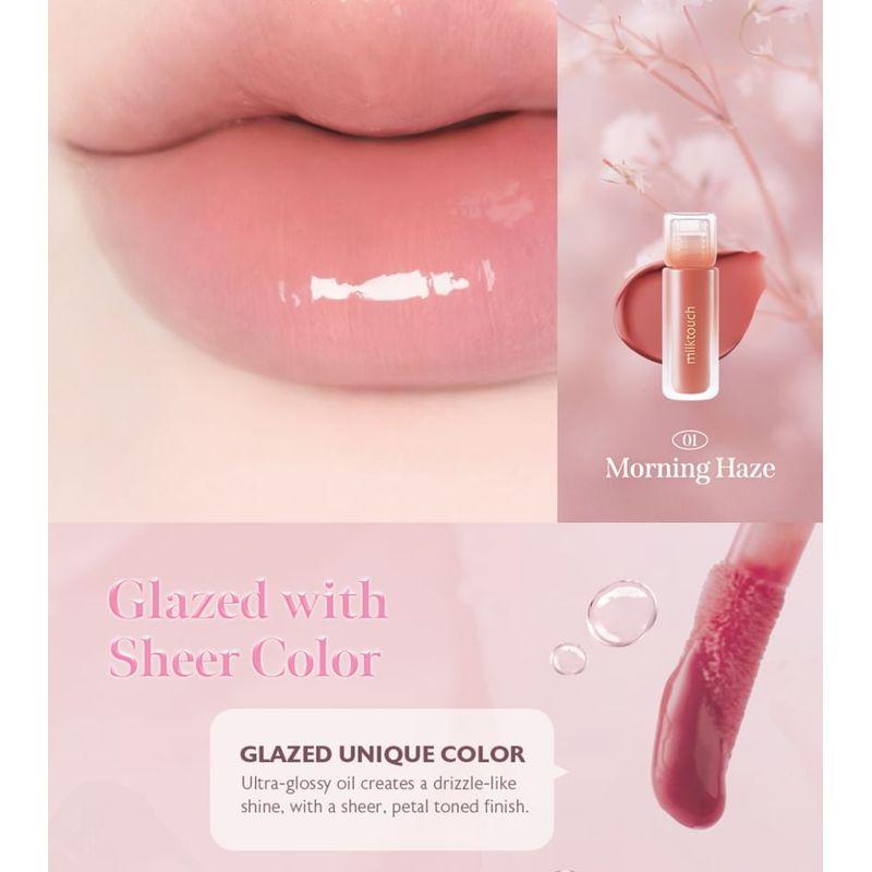Milk Touch - Сияющий блеск для губ Dew Stain - 10 цветов