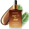 Face and Body Bronzer,Skin Care Essence Anti-Pollution Drops - Bronzing Serum & Facial Tanning Drops,Elf Bronzing,Natural Sunkissed Complexion
