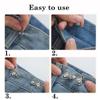 Chinese Knot Love Button Tightener Button Clasps Jean Buttons for Loose Jeans  Party