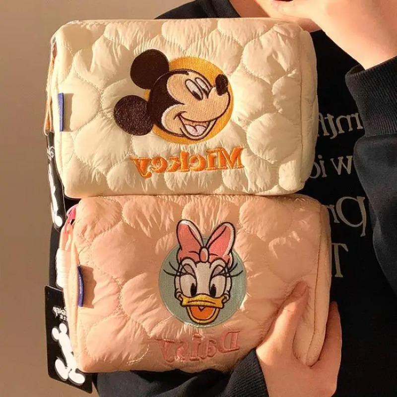 Disney Косметичка в стиле Микки Мауса Изысканная туалетная сумка Компактная сумка для хранения Портативная дорожная сумка Подарок на день рождения