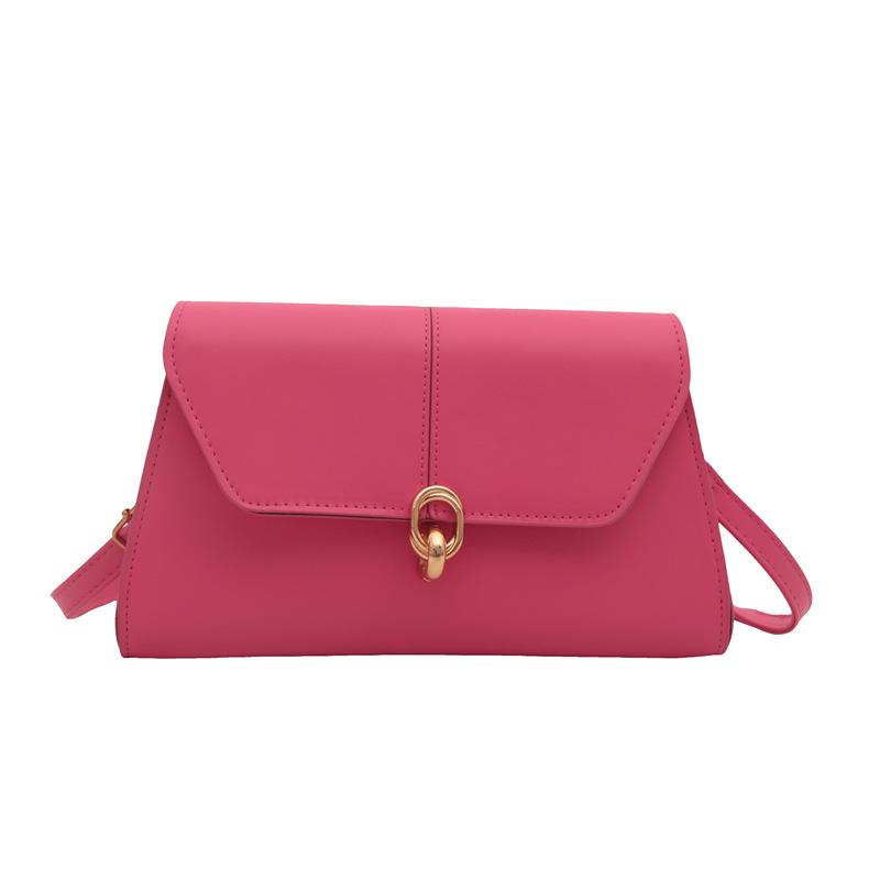 Модная маленькая квадратная сумка, фактурная сумка из искусственной кожи, простая сумка через плечо высокого класса, универсальная женская сумка через плечо