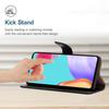 HT02 For Google Pixel 8 Pro Shockproof Wallet Phone Cover Genuine Cow Leather Phone Stand Cover
