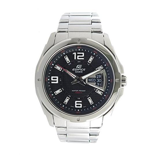 Кварцевые часы Casio Edifice Черные Мужские EF-129D-1A
