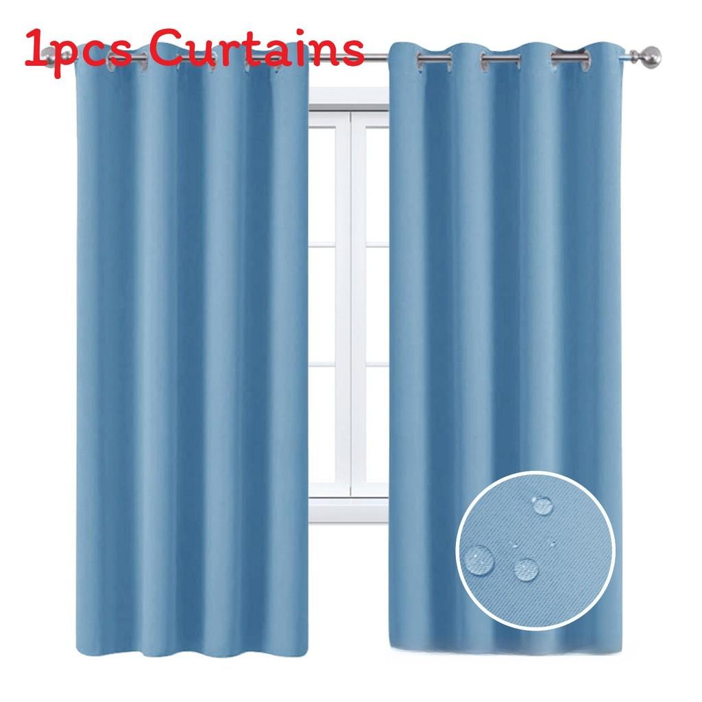 Insulated Blackout Curtains Curtain Bedroom Living Room Solid Color Curtain