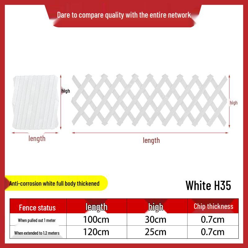 Садовая решетка для забора из обработанной древесины для украшения сада, двора или балкона