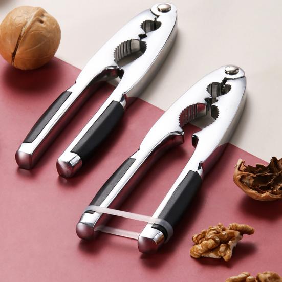 Walnut Cracker Heavy-duty Zinc Alloy Nut Cracker Tool Convenient Ergonomic Design Nut Opener for Home