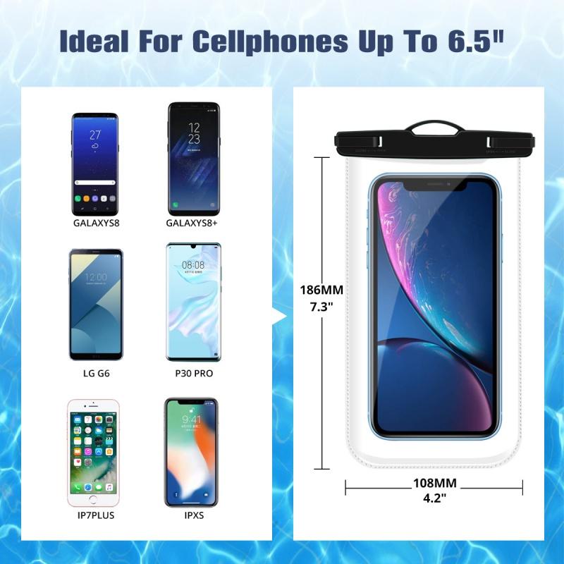 FONKEN Водонепроницаемый чехол для гаджета для плавания, пляжная сухая сумка, чехол для телефона, чехол для кемпинга, катания на лыжах, держатель для мобильного телефона