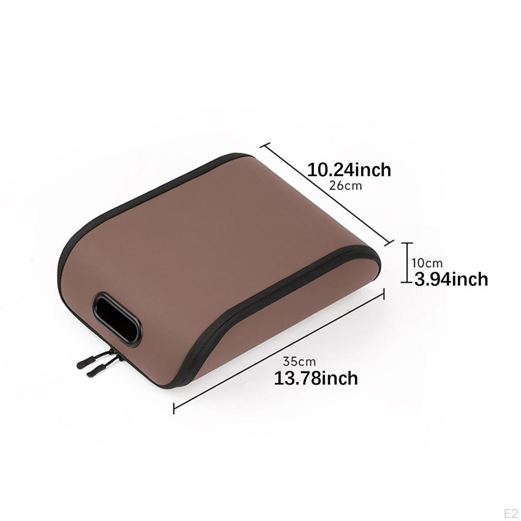 Box Bin Hollow Handle Design Portable Space Saving Breathable Compact Shoes Case