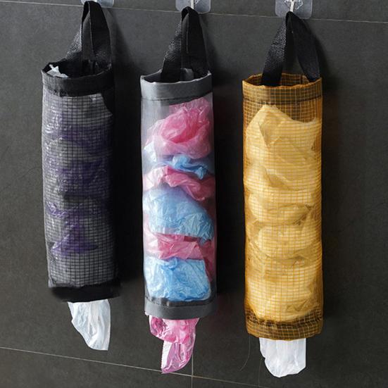 1/3 шт. кухонный держатель для мусорных мешков большой емкости, легко устанавливается, настенный диспенсер для мусорных мешков, подвесной органайзер для хранения мешков