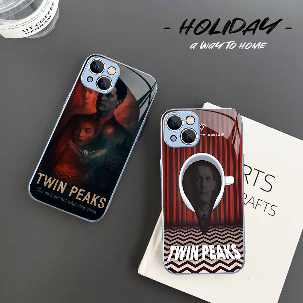 Twin Peaks TV Series Tempered Glass For Iphone 14 13 12 11 Pro Mini XS MAX 14Plus X XS XR Fundas