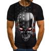 New Hot Selling Men's T-shirts Men's Horror 3DT Shirts Summer Fashion Top O-Neck Shirts Boys' Personalized Cool Street Clothing