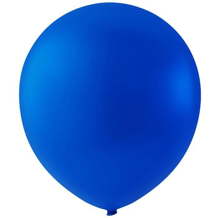 Ballons - HAPPY MOMENT - 59163 - Caoutchouc naturel - Bleu - Hélium adapté