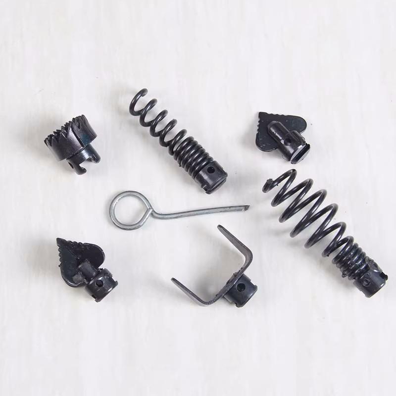3 Meter Household Drain Pipe Dredger Extension Spring Set with Compression Spring And Connector - Sewer Cleaning Tool