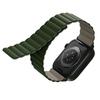 Uniq Revix Strap Apple Watch Series1/2/3/4/5/6/7/8/9/Se/Se2/Ultra/Ultra 2 42/44/45/49Mm. Reversible Magnetic Zielony-Ciemnoszary/Green-Taupe