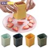 Cup Slicer Fruit Slicer Egg Slicer Stainless Steel Strawberry Slicer Quickly Make Fruit Vegetable Strawberry Cutter