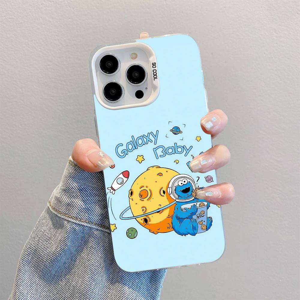 C-Cookies Monster Phone Case For IPhone 17 16 15 14 13 12 11 Pro Max Plus X XR XS Max Shockproof Bumper Cover