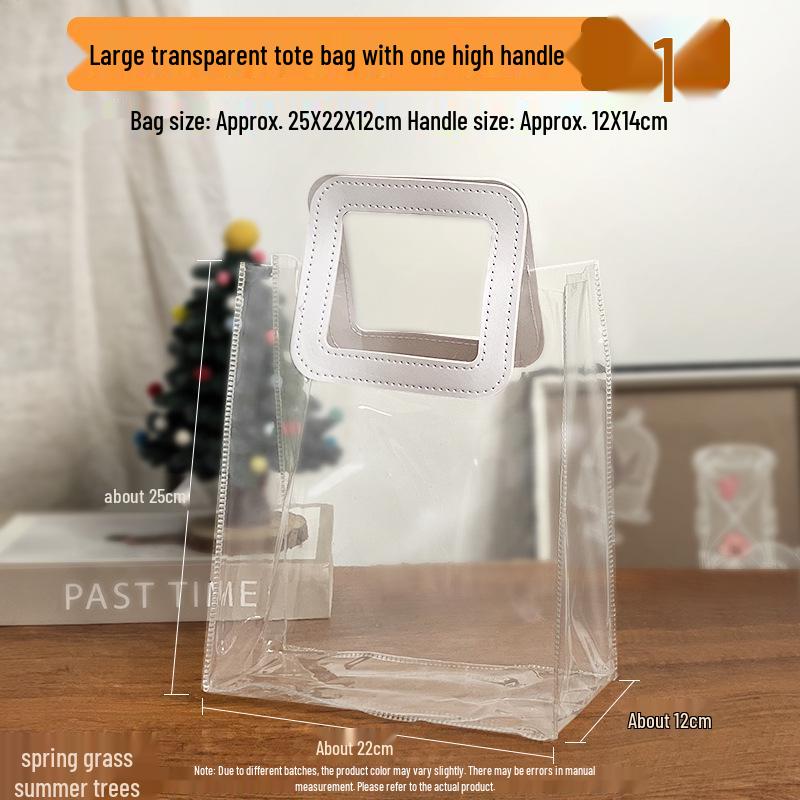 Прозрачная сумка-тоут для рисования каракулей из ПВХ - Подарочная и сувенирная сумка для детского сада