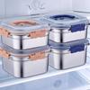 Stainless Steel Freshness-Keeping Box Large Capacity Bento Box Salad Sealed Storage Box  Camping