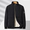 New Men's Autumn and Winter Velvet Cotton-padded Jacket Trendy Fashion Thickened Cotton Clothes Couple Baseball Collar Jacket