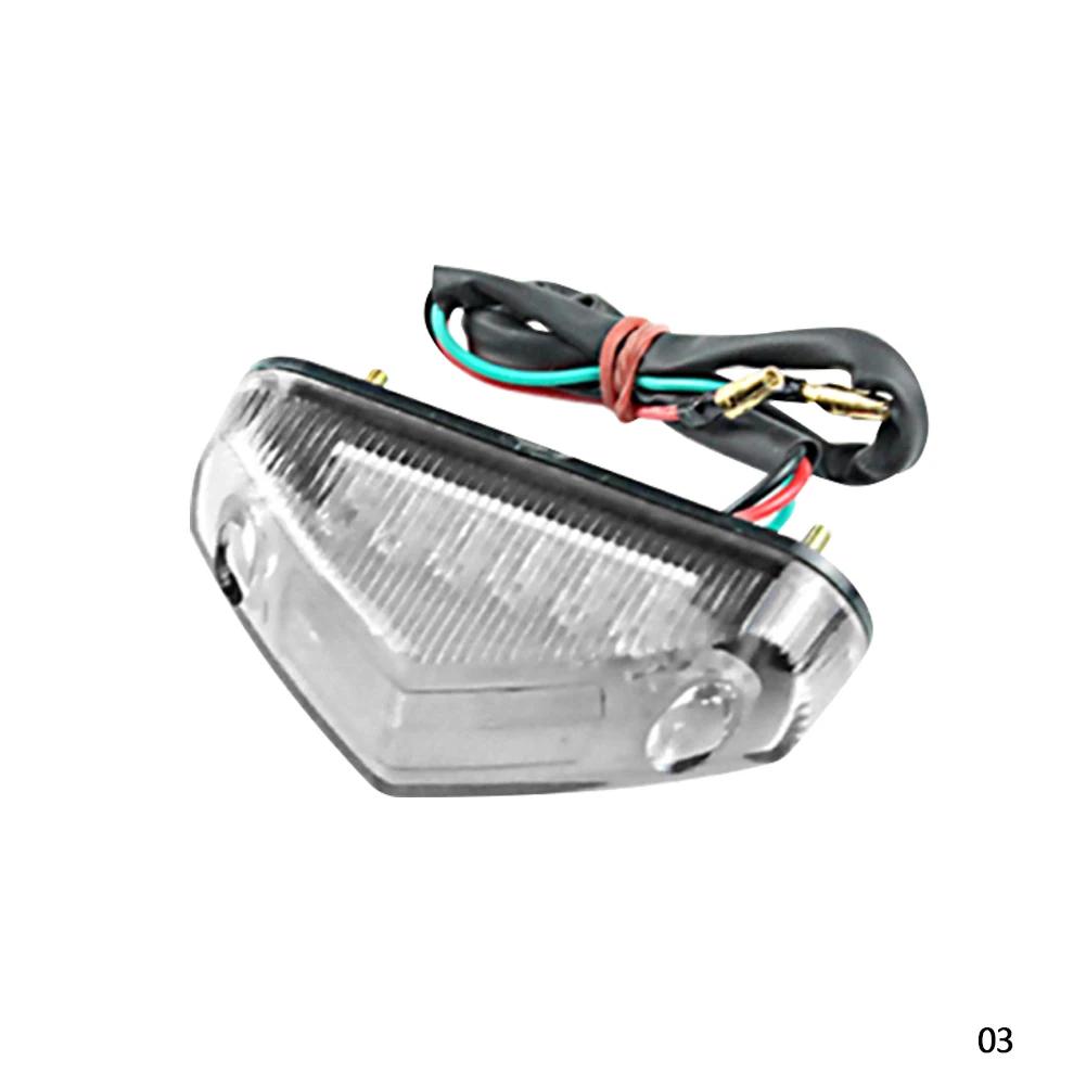 Универсальный светодиодный задний фонарь для мотоцикла ABS Заднее крыло Стоп-сигнал Держатель номерного знака Для эндуро кроссового мотоцикла крыло задний фонарь MX Трейл