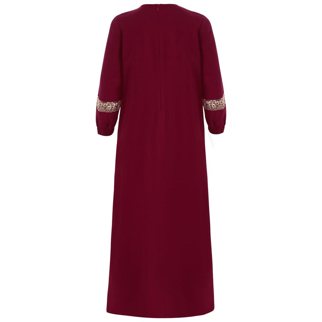 Девушки мусульманское платье молитва абайя одежда свободный кафтан макси платье с длинным рукавом макси платье для Ид Рамадан тематическая вечеринка маскарад