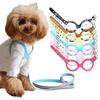 Harness and Lead For Dogs and for for Small Gentle On the Easy To Put On and Take Less Strain On the Body Harness S Glasses-style [kamakuradog] Cats,