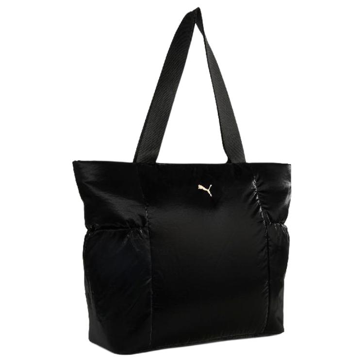 New PUMA Fabric Tote Bag, Shopping Bag, Handbag, Shoulder Bag Regular Unisex Black 091291-04