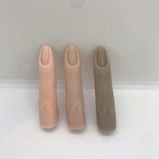 Практичный многоразовый без запаха 5D искусственный ноготь, высокоимитирующая модель пальца, практический инструмент для маникюрного салона