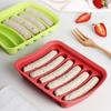 Mould Food Grade Easy To Release Thickened Healthy Bake Silicone Sausage Mold with Lid Baby Supplement Food