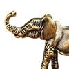Mini Elephant Ornament Retro Solid Alloy Elephant Figurine Desktop Elephant Statue for Car