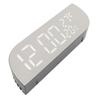 Digital Alarm Clock Multifunction Innovative Silent Temperature Humidity LED Mirror Desk Clock for