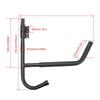 Kayak Storage Hanger Rack for Canoe Paddle Kayak Accessories Wall Mount Hanging Hooks for Indoor Outdoor, Set of 2