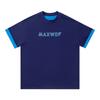 Unisex Heavyweight Cotton Short Sleeve T Shirt Loose Fit Round Neck Letter Print Casual Top
