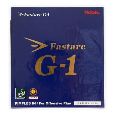Накладка для настольного тенниса Nittaku Fastark G-1, Внутренний слой мягкий, Черная, Среднее натяжение, NR8702