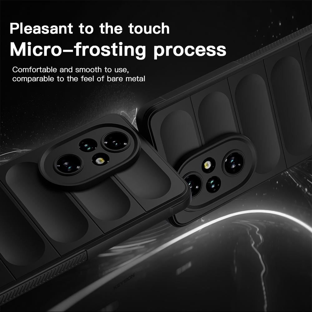 KEYSION Противоударный чехол для HONOR 200 Pro 5G, противоскользящая матовая мягкая силиконовая задняя крышка для телефона Huawei Honor 200 5G 200 Pro