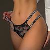 Mesh Pure Lust Wind Sweet Babes Sexy Hip Lift Low Waist Briefs Seamless Panties Women's Lace Thong