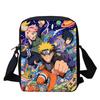 Мультяшные регулируемые ремни Сумки через плечо NARUTO Легкие сумки через плечо Для мальчиков и девочек Возраст 6-10 лет, Надежная застежка-молния.