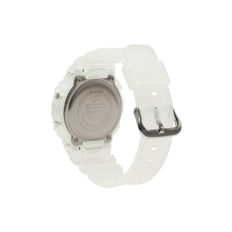 G-Shock Летние цвета мороженого Полупрозрачные Кварцевые часы Ремешок из смолы Мужские часы Оранжевые DW-5600LS-7