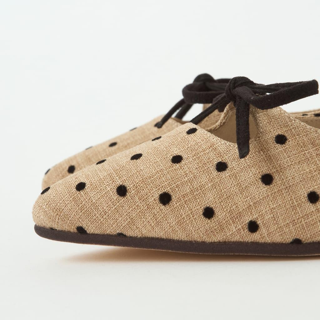 Туфли на низком каблуке, производство 185505400007 [Diana], Япония, бежевый, 21,5 см,