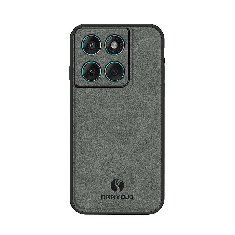 Magnetic Matte Sheepskin Texture Leather Shockproof Back Case For Motorola Edge 60 Fusion 5G 6.67" Soft TPu Bumper