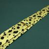 Japanese Anime Vintage Neck Tie Leopard Dots Printed Necktie with Glasses Cosplay Costume Props Accessories for Unisex