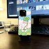 Милый Чехол-Зайчик Для iPhone 17,16,15,14,13,12,11 Plus,Pro Max,XS,Красочный Серебристо-Черный Чехол